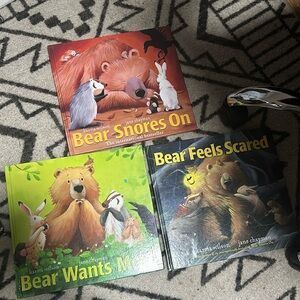 Our favorite kids books by karma Wilson bear wants more snores on feels scared